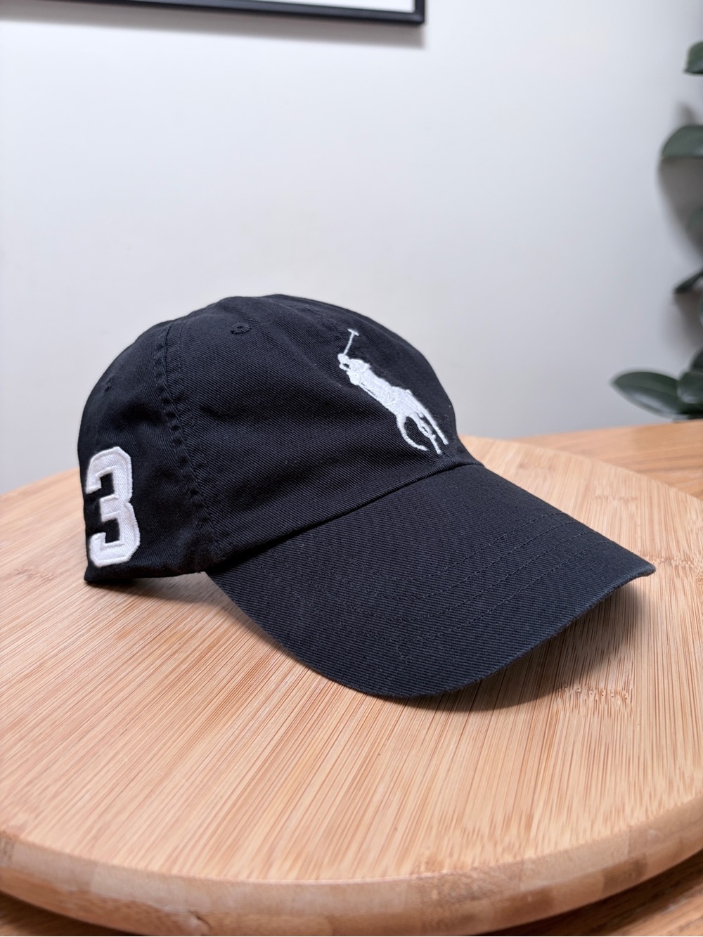 Polo Ralph Lauren Big Pony Chino Ball Cap Black